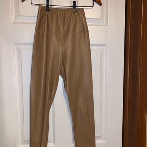 WILFRED DARIA VEGAN LEATHER LEGGINGS SIZE SMALL